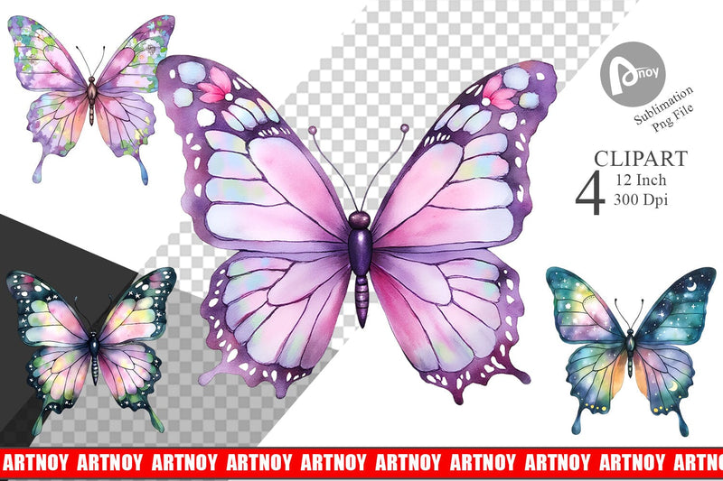 Fairy Butterfly Clipart Sublimation artnoy 