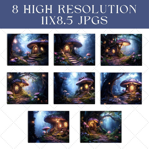 Fairy Garden Junk Journal Paper | Printable Pages SVG Paige Cole Studio 