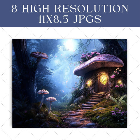 Fairy Garden Junk Journal Paper | Printable Pages SVG Paige Cole Studio 