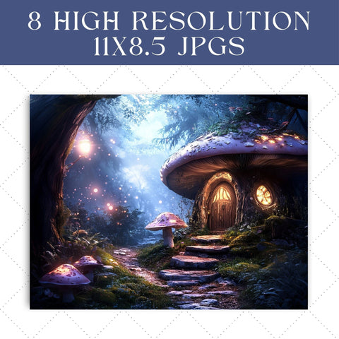 Fairy Garden Junk Journal Paper | Printable Pages SVG Paige Cole Studio 