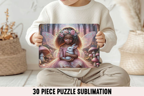 Fairy Girl Puzzle Sublimation PNG Sublimation BijouBay 