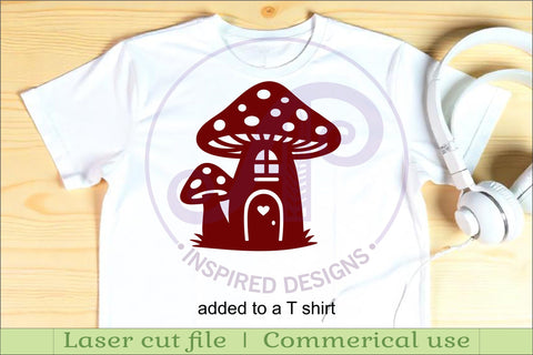 Fairy house and Doors silhouettes laser cut outs SVG APInspireddesigns 