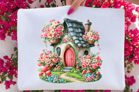 Fairy House PNG Clipart Sublimation SVGArt 