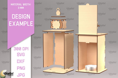 Fairy Lantern Laser Cut. Fairy Fairies SVG. Fantasy Design SVG Evgenyia Guschina 