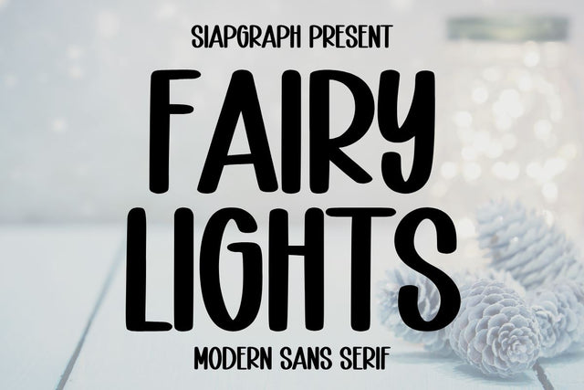 Fairy Lights Font Masyafi Studio 