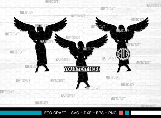 Fairy Monogram, Fairy Silhouette, Fairy SVG, Angle Svg, Tinkerbell Svg, Tooth Fairy Svg, Kit Fairies Svg, Mystical Fairy Svg, SB00556 SVG ETC Craft 