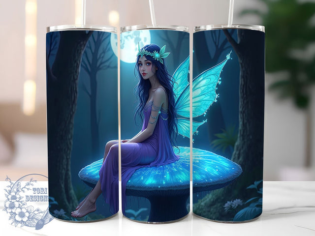 Fairy Mystical Forest 20oz Tumbler Wrap, Mystical Tumbler Design, 20oz Sublimation Wrap, Enchanted Forest Tumbler, Fantasy Drinkware, Whimsical Fairy Art, Magic Themed Tumbler Sublimation ToriDesigns 