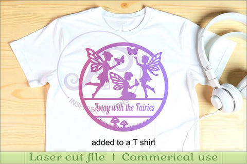 Fairy Name Sign SVG, Butterflies and Fairies Nursery Sign SVG APInspireddesigns 