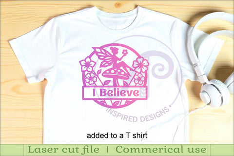 Fairy Name Sign SVG, Mushroom Fairy Nursery Sign SVG APInspireddesigns 