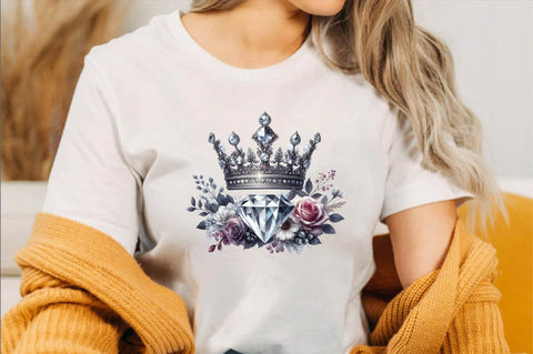 Fairy Queen Crown Sublimation Clipart Bundle Sublimation SVGArt 