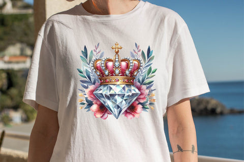 Fairy Queen Crown Sublimation Clipart Bundle Sublimation SVGArt 