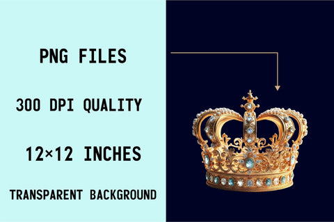 Fairy Queen Crown Sublimation Clipart Sublimation SVGArt 