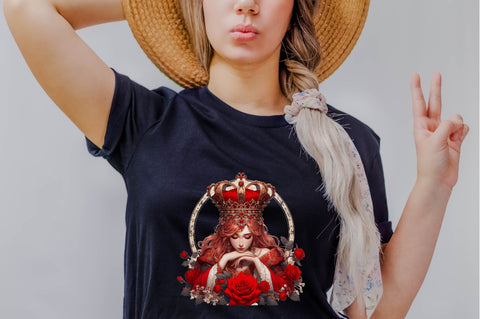 Fairy Queen Crown Sublimation Clipart Sublimation SVGArt 