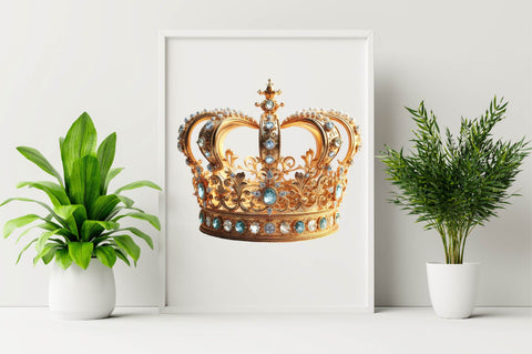 Fairy Queen Crown Sublimation Clipart Sublimation SVGArt 