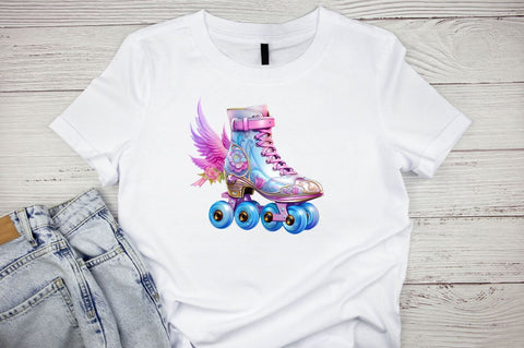 Fairy Roller Skates Sublimation Clipart Bundle Sublimation Designangry 