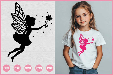 Fairy Silhouette SVG File | Fairy SVG SVG Irina Ostapenko 