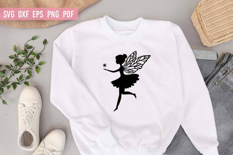 Fairy Silhouette SVG File | Fairy SVG SVG Irina Ostapenko 