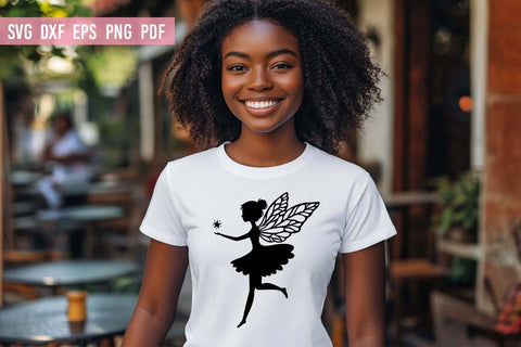 Fairy Silhouette SVG File | Fairy SVG SVG Irina Ostapenko 