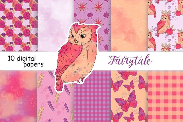 Fairy Tale PATTERN Happy Autumn Magic Pumpkin Digital - JPEG Digital Pattern GlamArtZhanna 