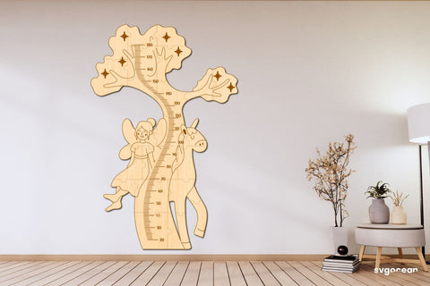 Fairy Tree Growth Chart Laser Cut SVG SvgOcean 