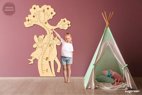 Fairy Tree Growth Chart Laser Cut SVG SvgOcean 