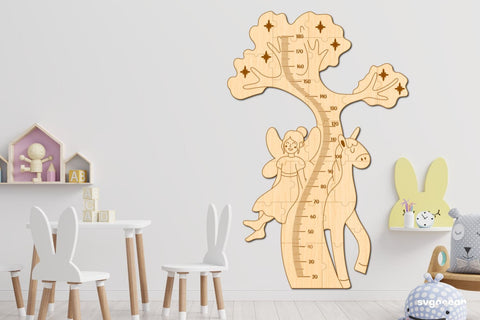 Fairy Tree Growth Chart Laser Cut SVG SvgOcean 