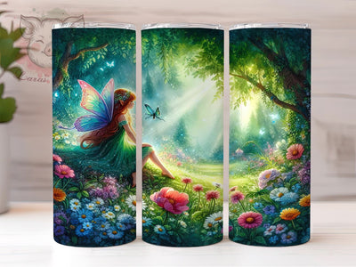 Fairy Tumbler Design, Magical Fairy Wrap, Sublimation PNG, 20oz Tumbler, Fantasy Tumbler, Fairy Lover Gift, Whimsical Tumbler, Enchanted Tumbler Sublimation Lara' s Designs 