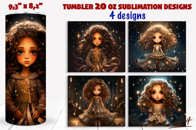 Fairy tumbler sublimation, princess images, girly tumbler Sublimation Angelina Semenova 