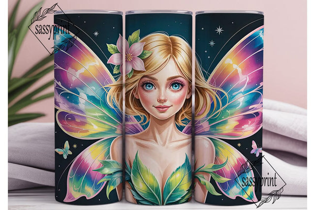 Fairy Wings 20oz Tumbler Wrap Sublimation sassyprint 
