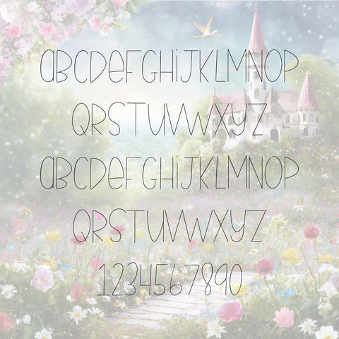 Fairyland Sketch Font OTF, Fonts for Crafting, Handwritten Font Font Crafting With Brenna 
