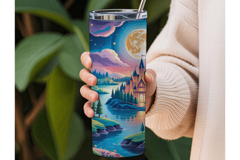 Fairytale Book 20oz Tumbler Wrap Sublimation DesignSVG 