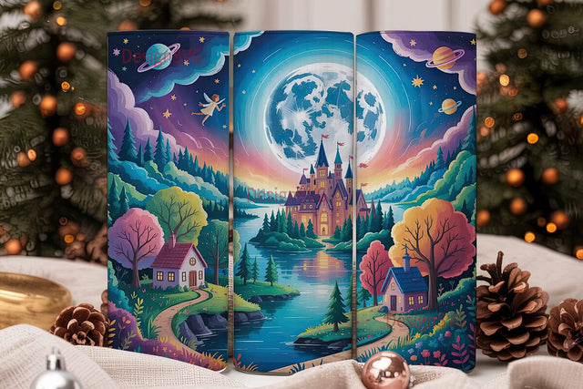 Fairytale Book 20oz Tumbler Wrap Sublimation DesignSVG 