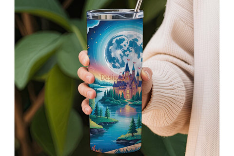 Fairytale Book 20oz Tumbler Wrap Sublimation DesignSVG 