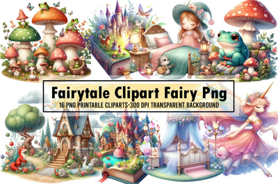 Fairytale Clipart Fairy Png Princess Png Sublimation designartist 