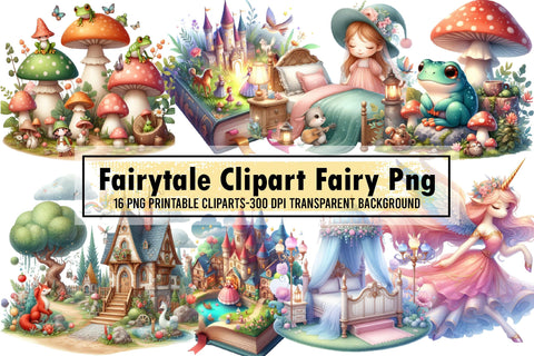 Fairytale Clipart Fairy Png Princess Png Sublimation designartist 