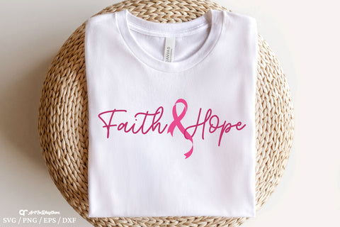 Faith and Hope Svg, Breast Cancer Awareness Svg, Hope Svg, Pink Ribbon Svg SVG Artinrhythm shop 