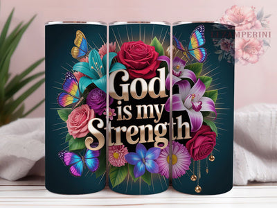 Faith and Strength Christian Tumbler, Christian Tumbler, Stylish 20oz Wrap, Sublimation Design, Trendy Gift Idea, Religious Wrap, Inspirational Faith Tumbler Sublimation Li Zamperini 