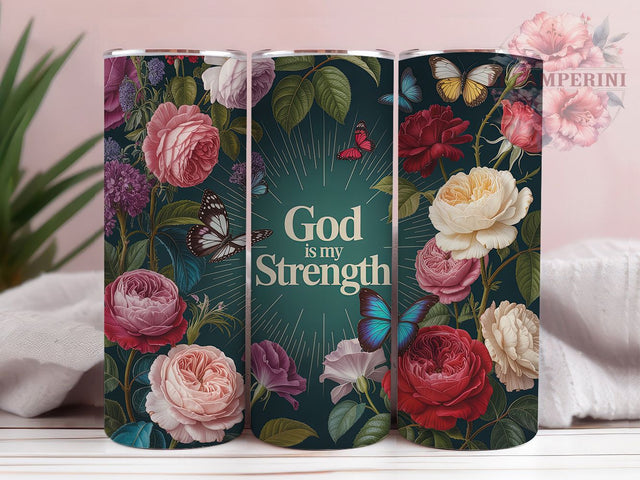 Faith and Strength Christian Tumbler, Christian Tumbler, Stylish 20oz Wrap, Sublimation Design, Trendy Gift Idea, Religious Wrap, Inspirational Faith Tumbler Sublimation Li Zamperini 
