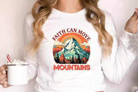 Faith can move mountains png design Sublimation Regulrcrative 
