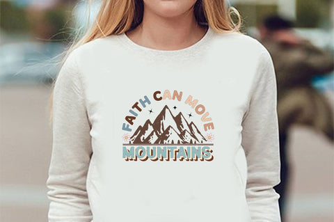 Faith Can Move Mountains Sublimation SVGArt 
