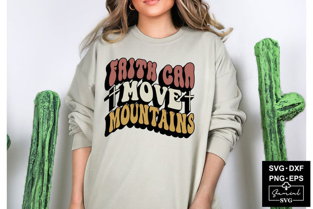 Faith Can Move Mountains Svg Cut Files Creative Art SVG CraftlabSvg55 