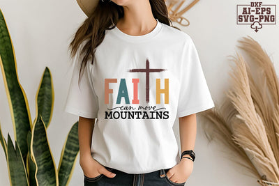 Faith Can Move Mountains Svg Cut Files Creative Art SVG CraftlabSvg55 