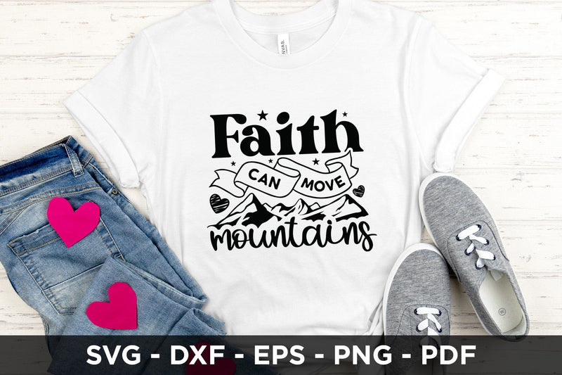 Faith Can Move Mountains SVG File SVG CraftLabSVG 