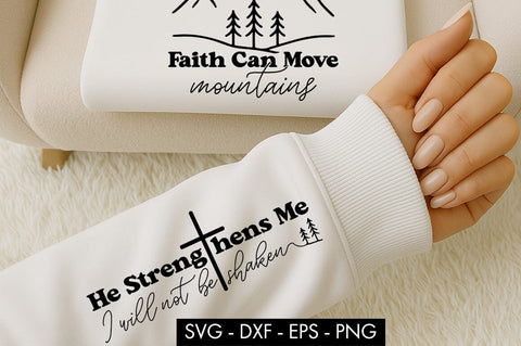 Faith Can Move Mountains SVG PNG Sublimation SVG Freeling Design House 