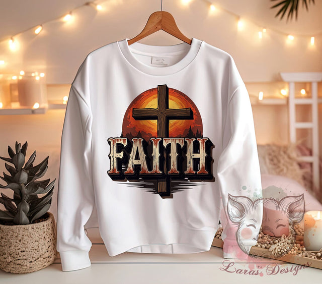 Faith Cross, Cowhide PNG, Serape Design, Sublimation Digital Download, Rustic Decor, Western Faith Art, Cross Clipart, Southwestern Style Sublimation Lara' s Designs 