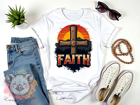 Faith Cross, Cowhide PNG, Serape Design, Sublimation Digital Download, Rustic Decor, Western Faith Art, Cross Clipart, Southwestern Style Sublimation Lara' s Designs 