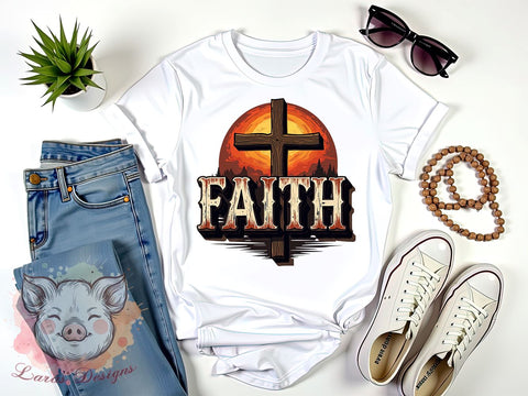 Faith Cross, Cowhide PNG, Serape Design, Sublimation Digital Download, Rustic Decor, Western Faith Art, Cross Clipart, Southwestern Style Sublimation Lara' s Designs 