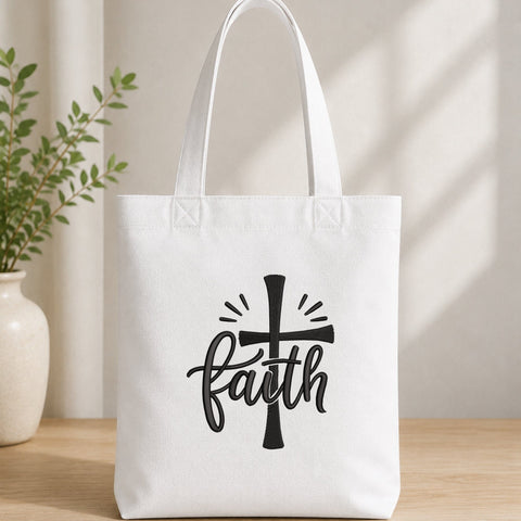 Faith Cross Embroidery Design – Christian Faith Machine Embroidery File, Religious Cross Scripture Inspired Design Embroidery/Applique DESIGNS PatternFeed8 
