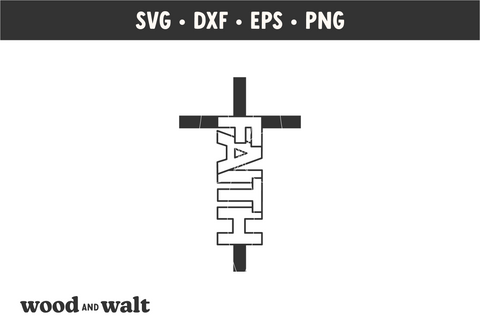 Faith Cross SVG | Christian Shirt SVG SVG Wood And Walt 