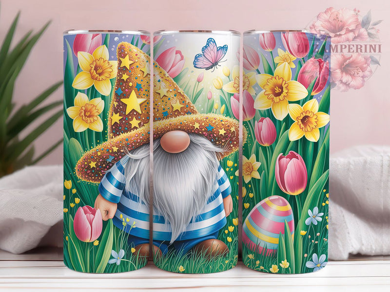 Faith Easter Gnome Tumbler, Easter Egg Tumbler, Faith Gnome Wrap, Stylish 20oz Wrap, Sublimation Design, Trendy Gift Idea, Inspirational Easter Tumbler Sublimation Li Zamperini 